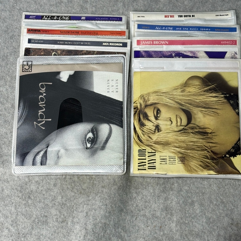 8 CD Lot – Disc & Artwork Only – Brandy‎ Bobby Brown Des'ree R&B Soul Pop